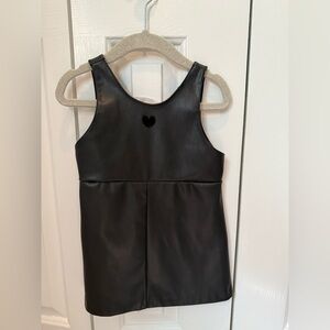 Zara Black Kids Dress with Heart Detail